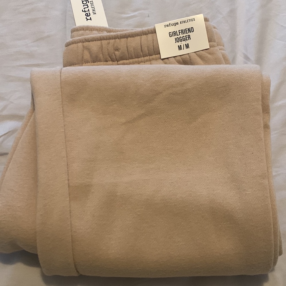 Beige Sweat Pant - Picture 2 of 2